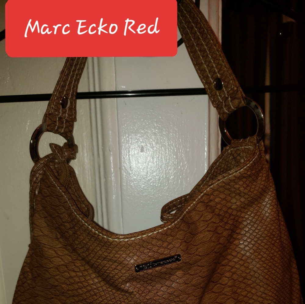 Marc Ecko Red Nwots Hobo Handbag - image 1